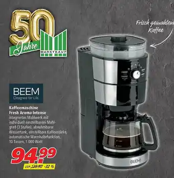 Marktkauf Beem Kaffeesmaschine Fresh Aroma Intense Angebot