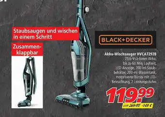 Marktkauf Akku-wischsauger Hvca7292b Black+decker Angebot