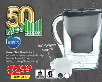 Marktkauf Wasserfilter Marella Cool Brita Angebot