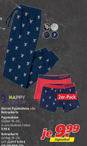 Marktkauf Herren Pyjamahose Oder Retroshorts Angebot