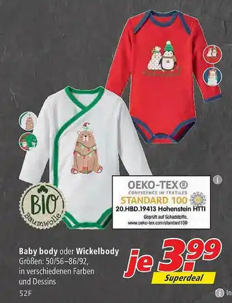 Marktkauf Baby Body Oder Wickelbody Angebot