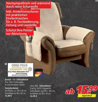 Marktkauf Sessel- Oder Sofaschoner Angebot