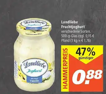 Marktkauf Landliebe Fruchtjogurt Angebot