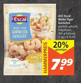 Marktkauf Asc Escal White Tiger Garnelen Angebot