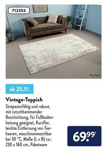 Aldi Nord Vintage-teppich Angebot