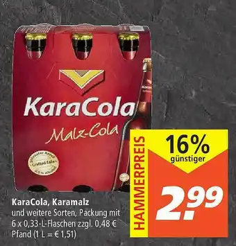 Marktkauf Karacola Karamalz Angebot