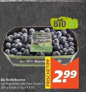 Marktkauf Bio Heidelbeeren Angebot