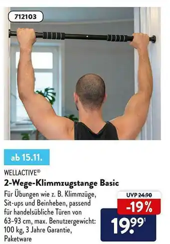 Aldi Nord Wellactive 2-wege-klimmzugstange Basic Angebot