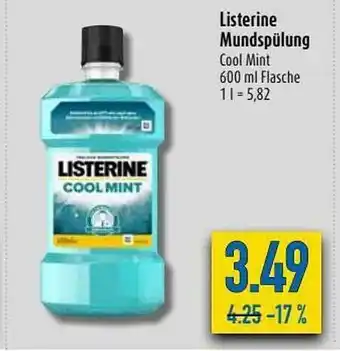 diska Listerine Mundspülung Angebot