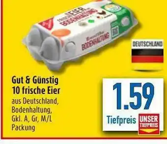 diska Gut & Günstig 10 Frische Eier Angebot