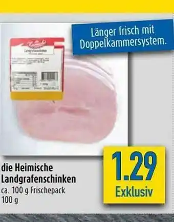 diska Die Heimische Landgrafenschinken Angebot