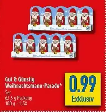 diska Gut & Günstig Weihnachtsmann-parade Angebot