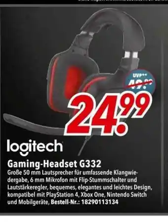 dodenhof Logitech Gaming-headset G332 Angebot