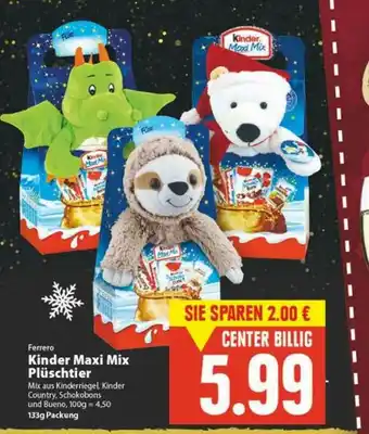 E-Center Kinder Maxi Mix Plüschtier Angebot