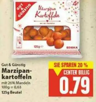 E-Center Gut & Günstig Marzipankartoffeln Angebot