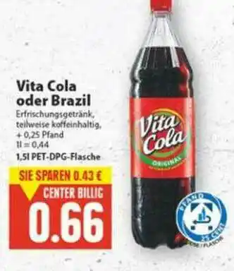 E-Center Vita Cola Oder Brazil Angebot