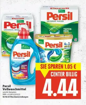 E-Center Persil Vollwaschmittel Angebot