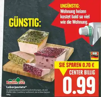 E-Center Bauern Gut Leberpastete Angebot