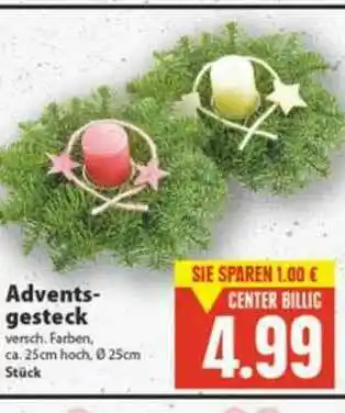 E-Center Adventsgesteck Angebot