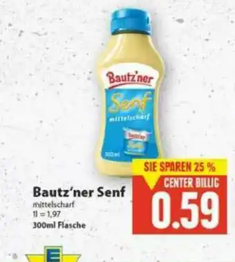 E-Center Bautz'ner Senf Angebot