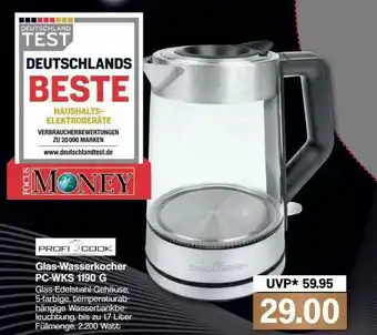 Famila Nord Ost Profi Cook Glas-wasserkocher Pc-wks 1190 G Angebot