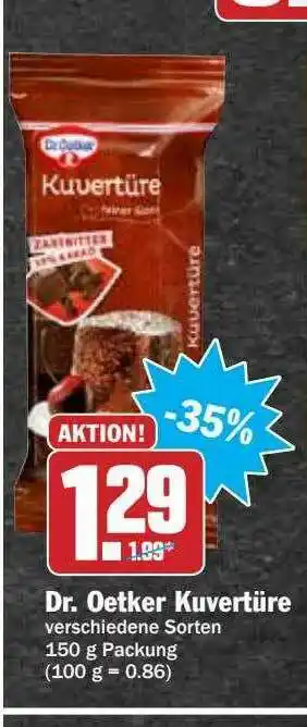 Hit Dr. Oetker Kuvertüre Angebot