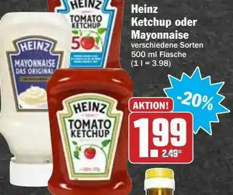 Hit Heinz Ketchup Oder Mayonnaise Angebot