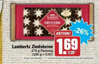 Hit Lambertz Zimtsterne Angebot