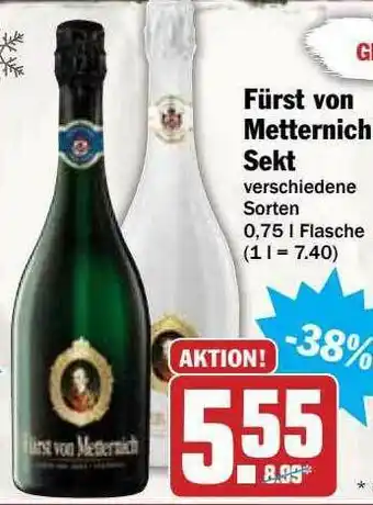 Hit Fürst Von Metternich Sekt Angebot