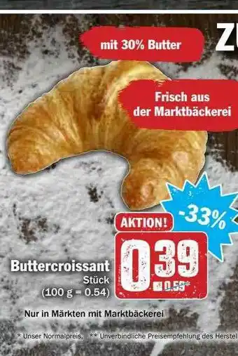 Hit Buttercroissant Angebot