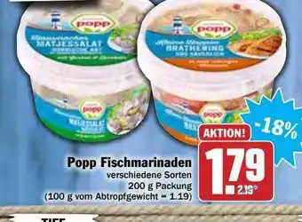 Hit Popp Fischmarinaden Angebot