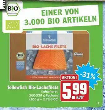 Hit Followfish Bio-lachsfilets Angebot