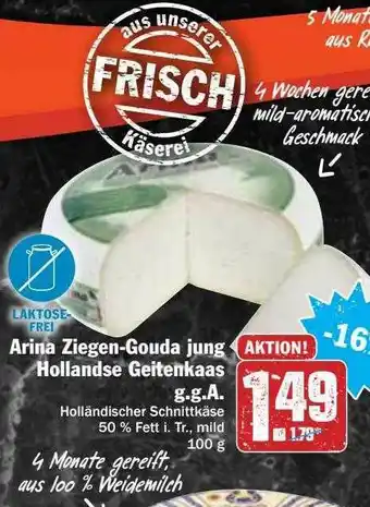 Hit Arina Ziegen-gouda Jung Hollandse Geitenkaas Gga Angebot