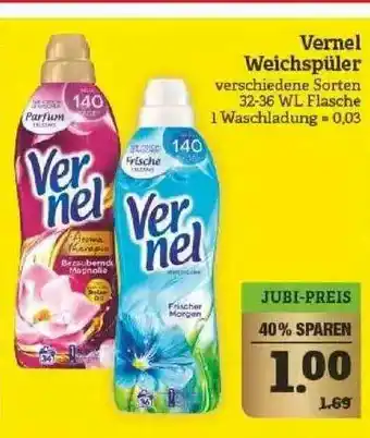 Marktkauf Vernel Weichspüler Angebot