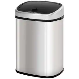 Netto Marken-Discount HOMCOM Kücheneimer mit Infrarotsensor silber 40,5 x 29,5 x 57 cm (LxBxH) Angebot