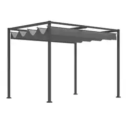 Netto Marken-Discount Outsunny Pergola mit Schiebedach 298 x 213 x 222 cm (LxBxH) Angebot