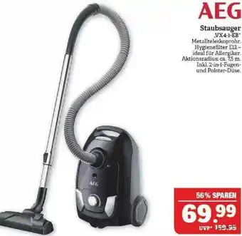 Marktkauf Aeg Staubsauger „vx4-1-eb” Angebot