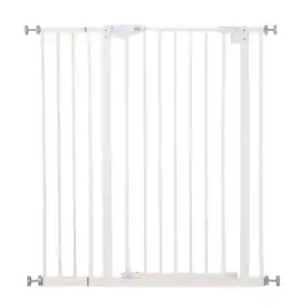 Netto Marken-Discount PawHut Türschutzgitter mit Doppelverriegelung weiß 86 x 104 cm (BxH) Angebot