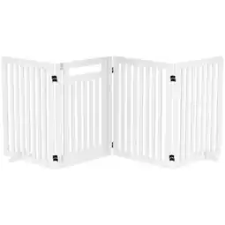 Netto Marken-Discount PawHut Absperrgitter für Hunde weiß 240L x 1,8B x 81H cm Angebot