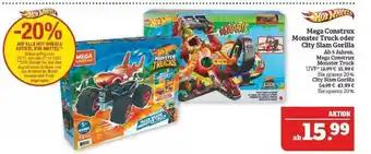 Marktkauf Mega Construx Monster Truck Oider City Slam Gorilla Angebot