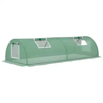 Netto Marken-Discount Outsunny Gewächshaus mit Fenster grün 200L x 80B x 45H cm Angebot