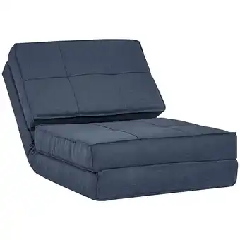 Netto Marken-Discount HOMCOM Bodensofa mit Sitzkissen blau 61L x 73B x 58H cm Angebot