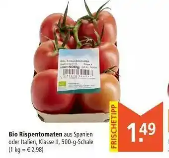 Marktkauf Bio Rispentomaten Angebot