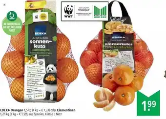 Marktkauf Edeka Orangen Oder Clementinen Angebot