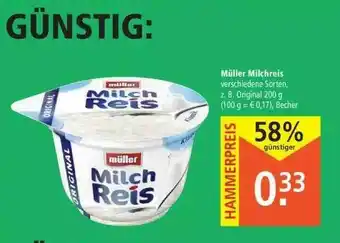 Marktkauf Müller Milchreis Angebot