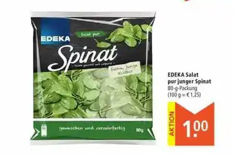 Marktkauf Edeka Salat Pur Junger Spinat Angebot