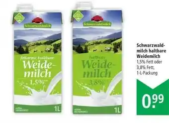 Marktkauf Schwarzwaldmilch Haltbare Weidemilch Angebot