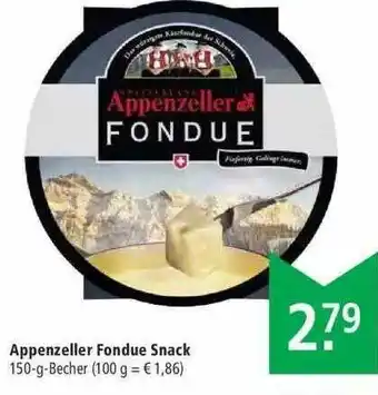 Marktkauf Appenzeller Fondue Snack Angebot