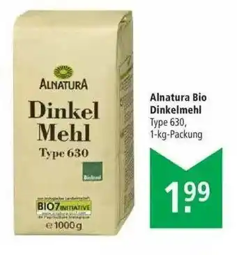 Marktkauf Alnatura Bio Dinkelmehl Angebot