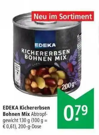 Marktkauf Edeka Kichererbsen Bohnen Mix Angebot